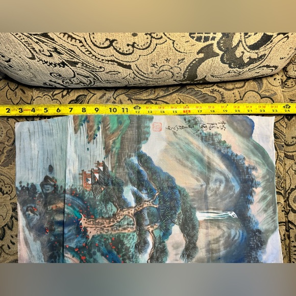 Original signed traditional Chinese Silk Painting. - Picture 7 of 9